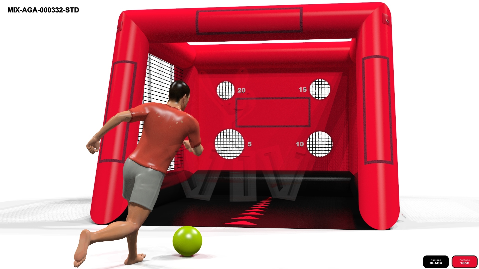 Accuracy Gate commercial inflatable action game