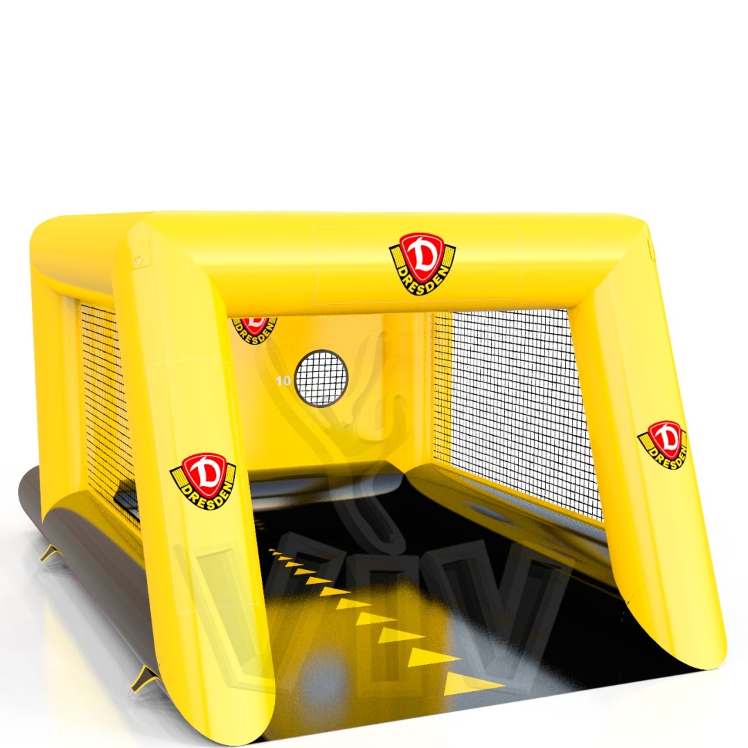 Accuracy Goal Dynamo commercial inflatable action game