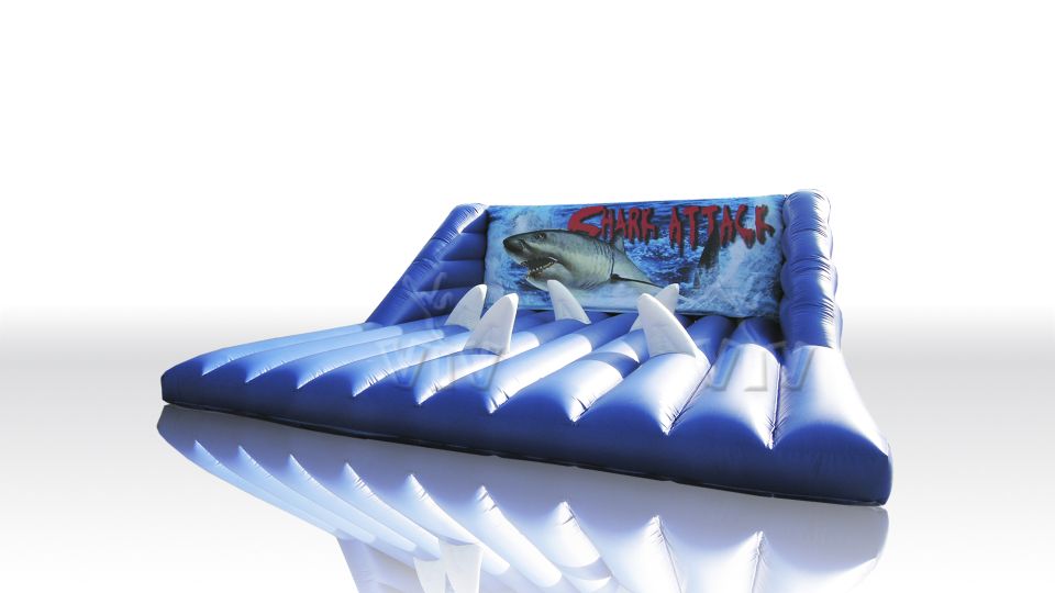Ladders Shark 6,3 x 6,0 x 3,1 m (without construction) commercial inflatable action game