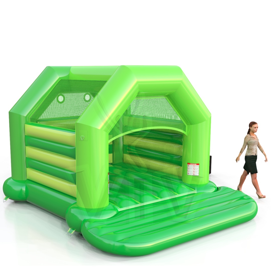 Bounce with roof commercial inflatable bounce