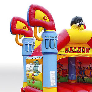 Saloon 6 x 5 with roof commercial inflatable bounce