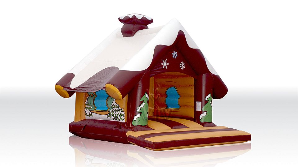 Winter House with roof commercial inflatable bounce