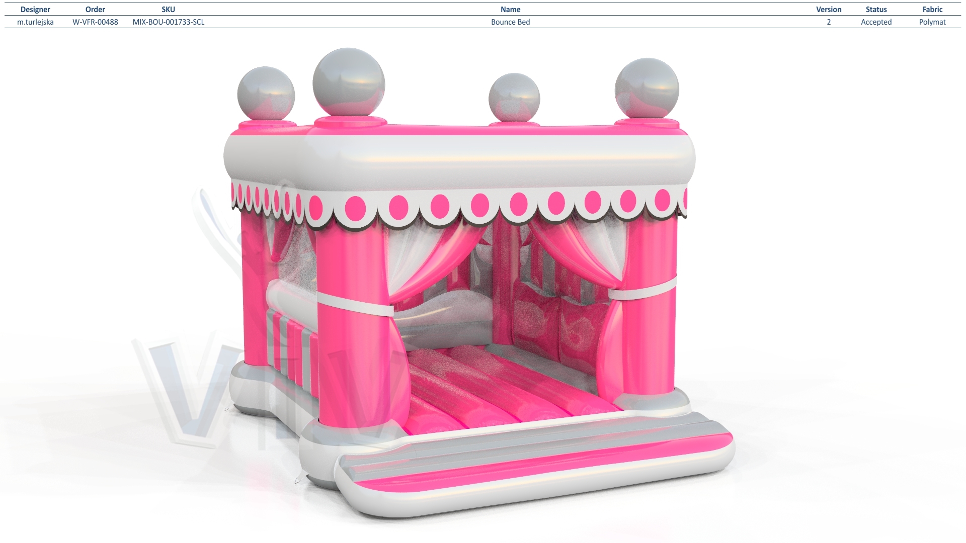 Bounce Bed commercial inflatable bounce