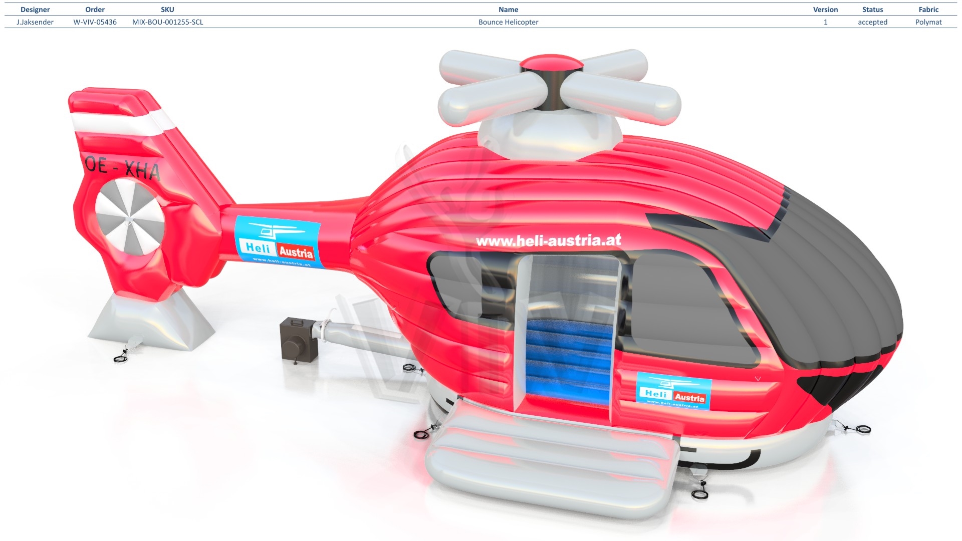 Bounce Helicopter commercial inflatable bounce