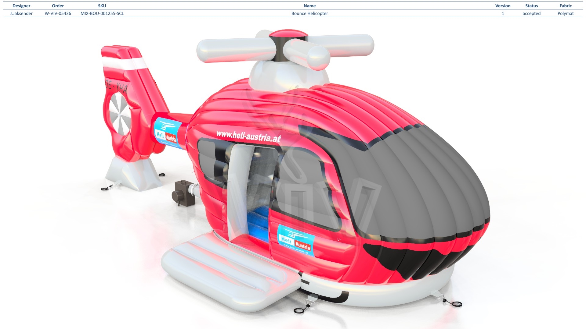 Bounce Helicopter commercial inflatable bounce