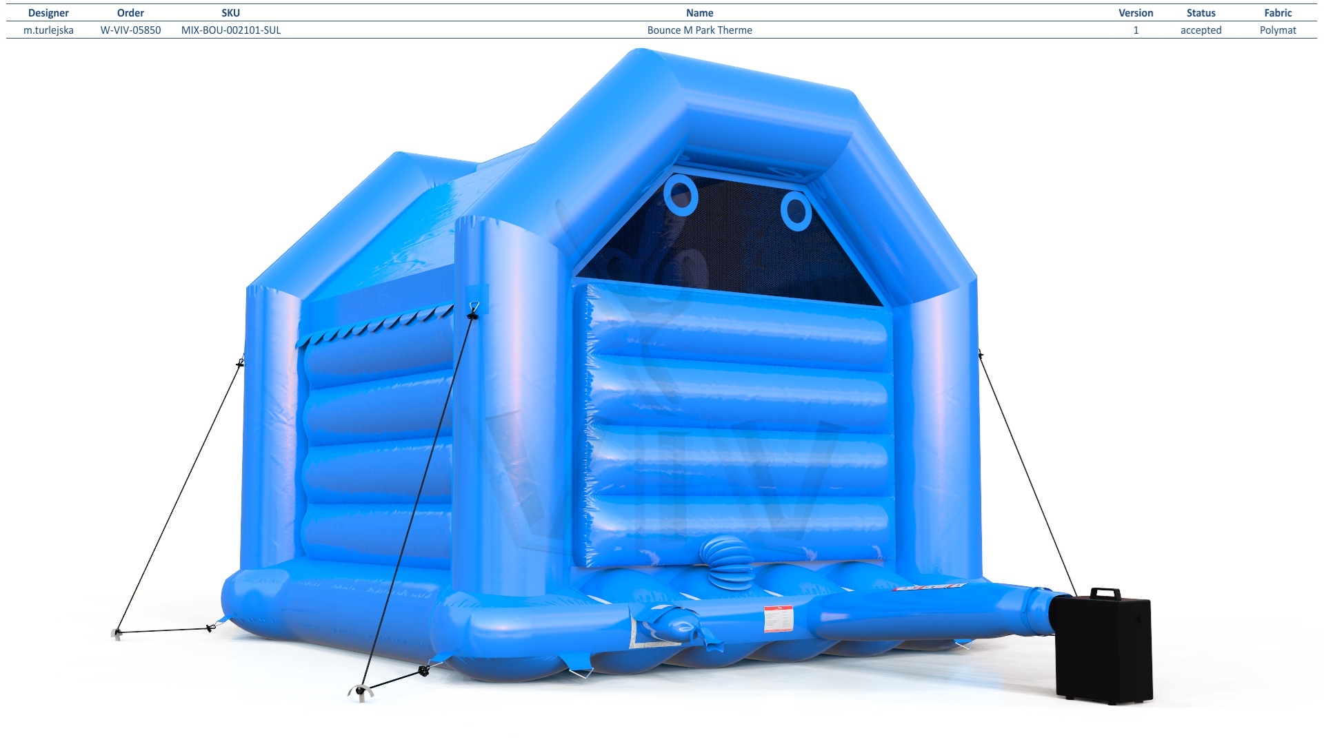 Bounce M Park Therme commercial inflatable bounce