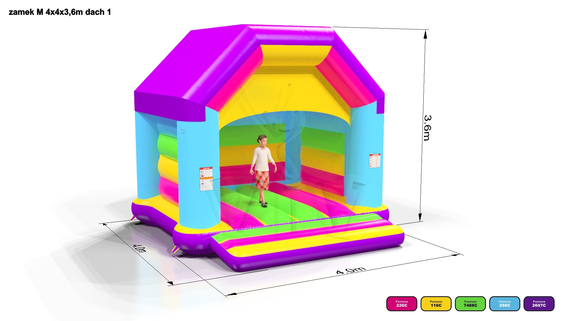 Bounce Startup M2 (all weather roof) commercial inflatable bounce