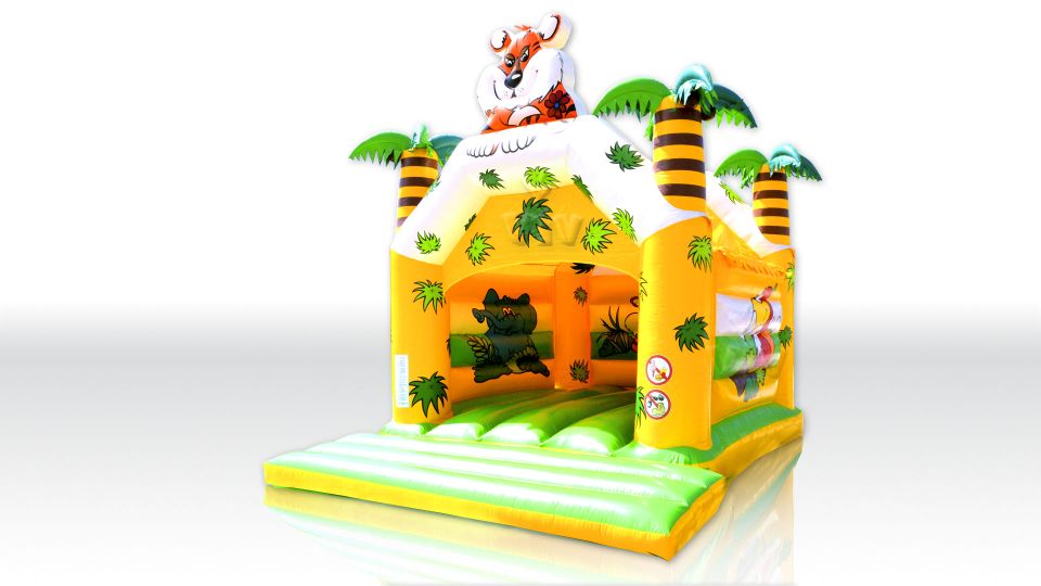 Jungle 4 x 3 m with roof commercial inflatable bounce