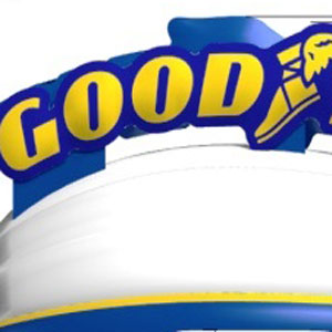Bounce airplane Goodyear 7 x 5,1 x 4 m commercial inflatable bounce