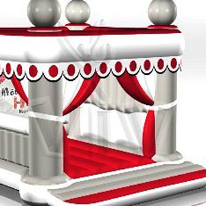 Bounce Bed 6,2 x 5,2 x 5 m commercial inflatable bounce