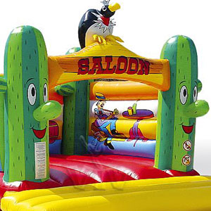 Bounce Saloon Cactus without roof commercial inflatable bounce