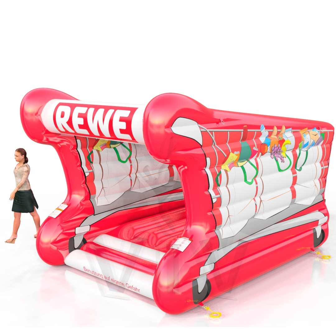 Bounce Shopping troley commercial inflatable bounce