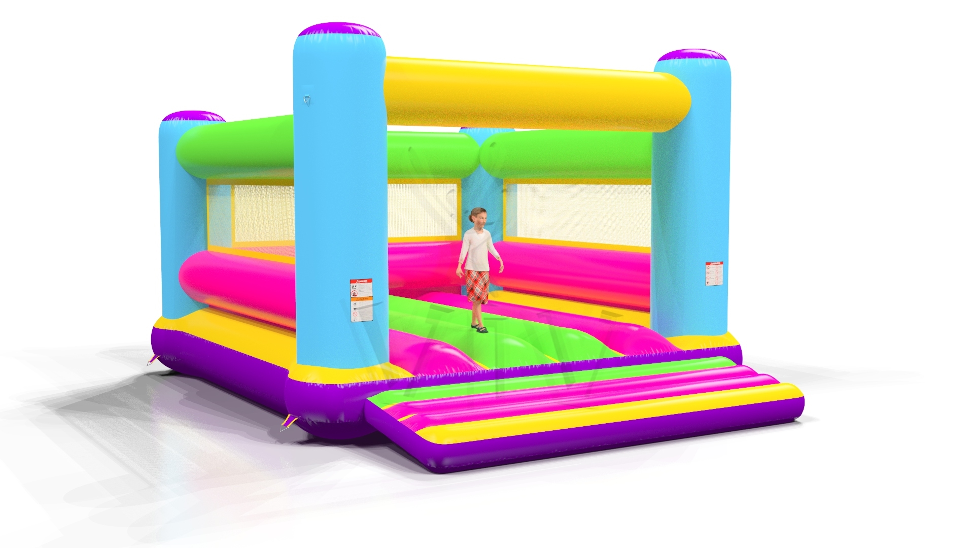 Bounce Startup XL (no roof, net walls) commercial inflatable bounce