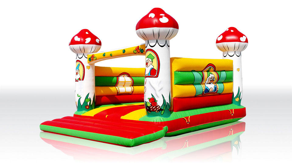 Mushroom 10 x 7m commercial inflatable bounce