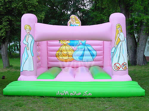 Princess open-top inflatable bounce