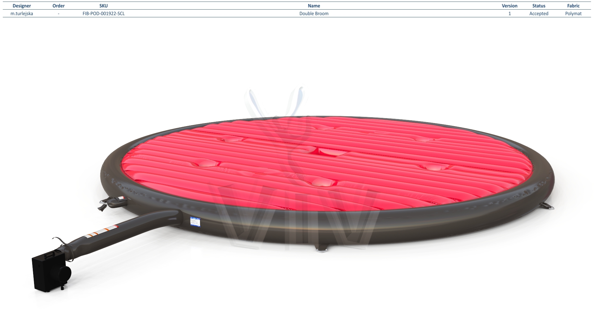Air cushion for Broom commercial mechanical broom attraction