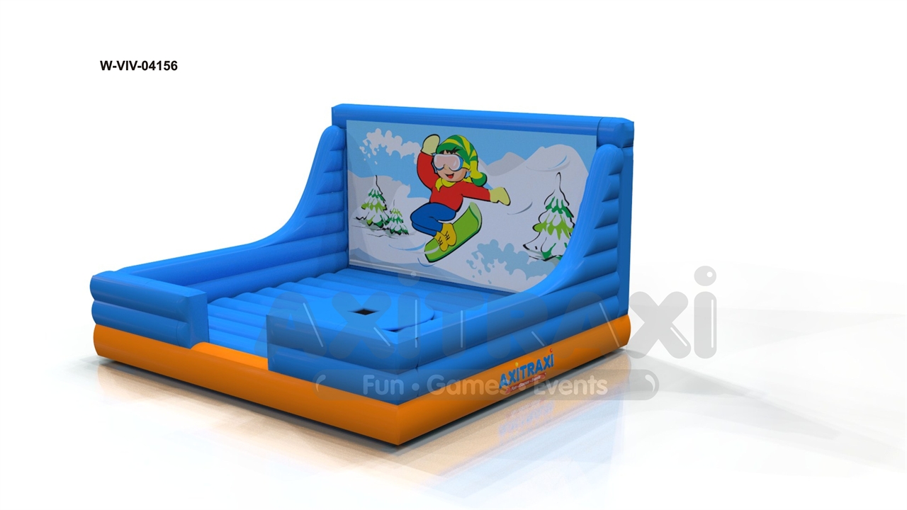 Aircushion for Rodeo Snowboard 5,6 x 5,1 m commercial custom inflatable