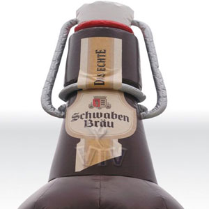 Beer bottle 5 m commercial custom inflatable