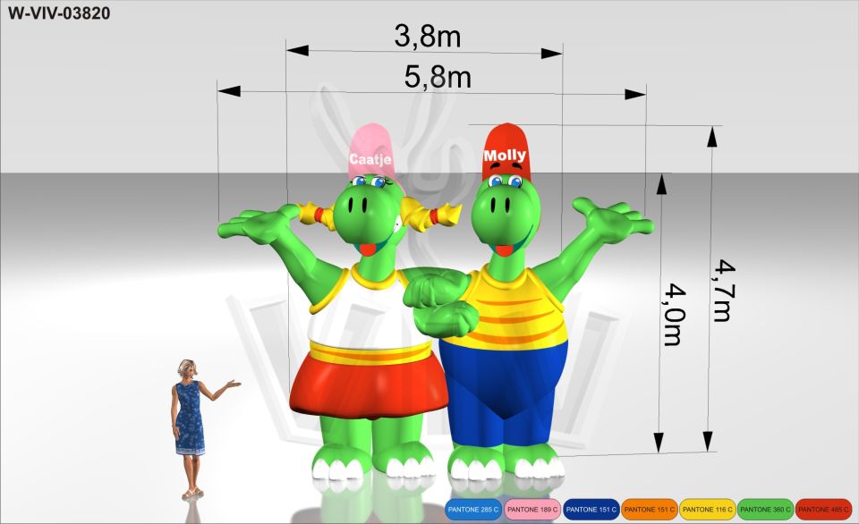 Molly commercial custom inflatable
