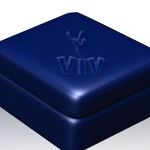 Puff 2 x 2 x 0,6 m commercial custom inflatable