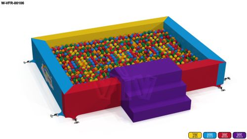 Swimming 4 x 3 x 0,6 m commercial custom inflatable