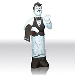 Waiter 5 m commercial custom inflatable