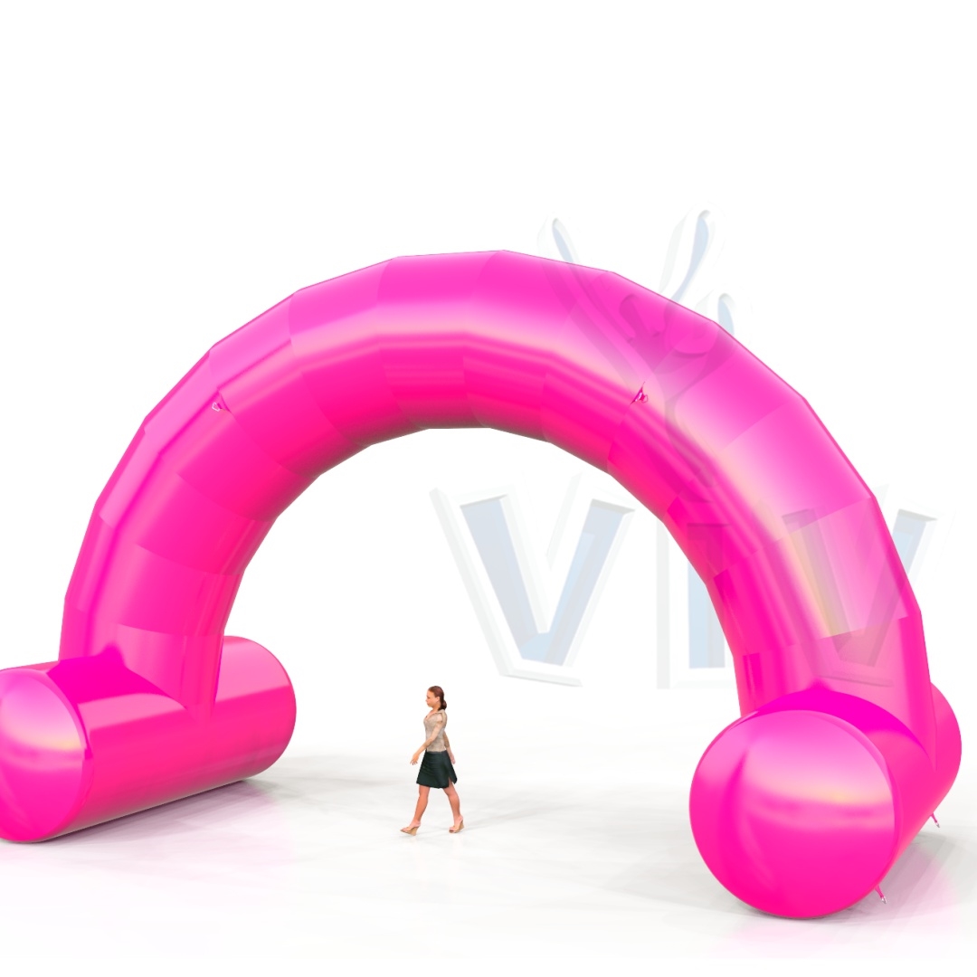 Arch gate self - standing 10 m commercial promotional inflatable gate