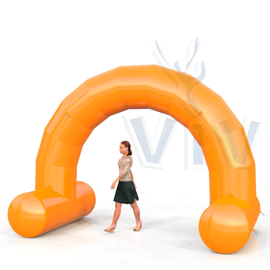 Arch gate self - standing 4 m commercial promotional inflatable gate