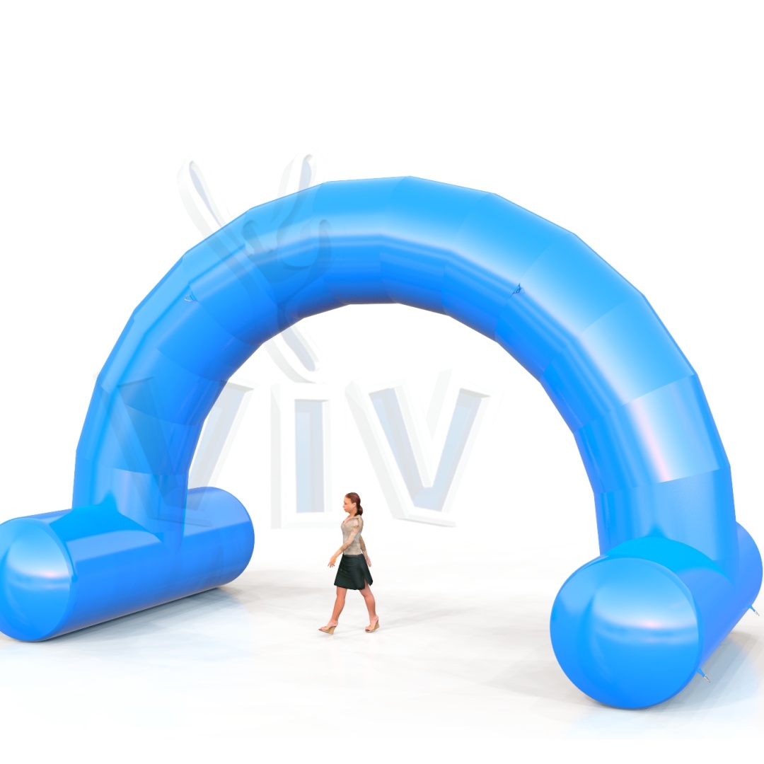 Arch gate self - standing 8 m commercial promotional inflatable gate