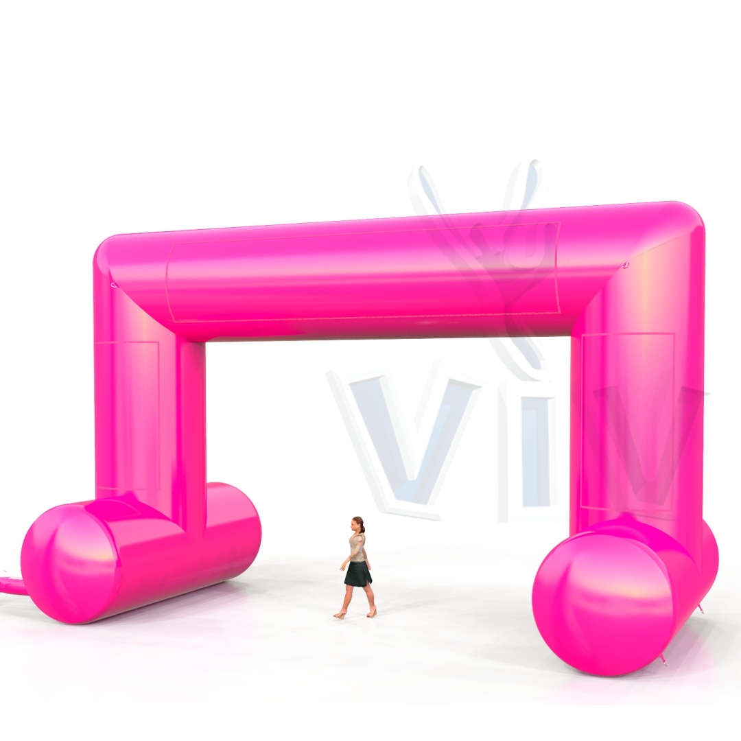Rectangular self - standing gate 10 m commercial promotional inflatable gate