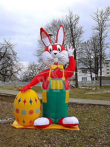 Bunny promotional inflatable product photo