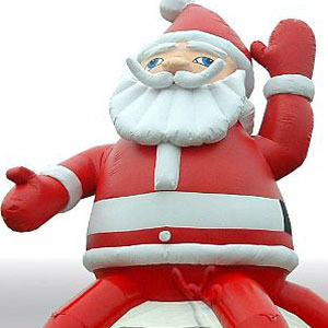 Tent with Christmas Father, external diameter 6,5 m commercial holiday inflatable