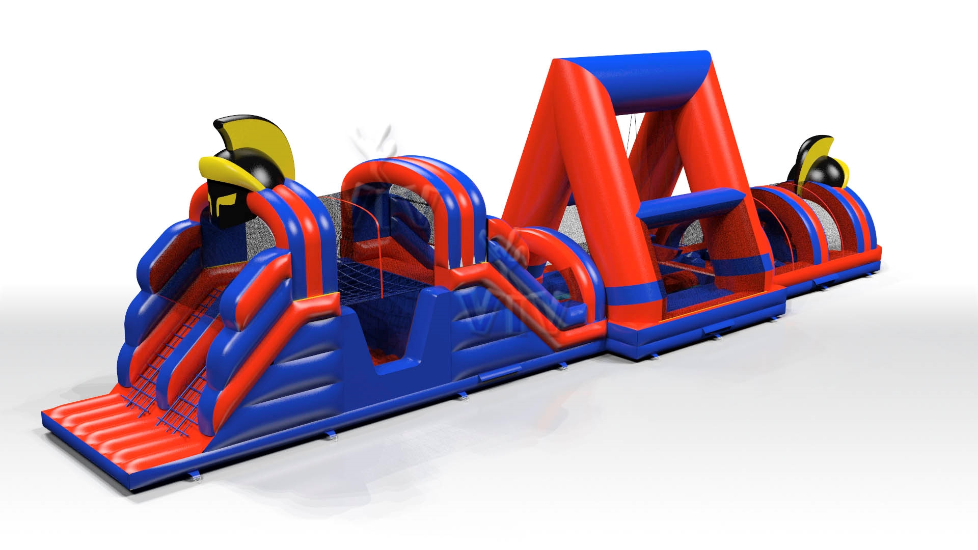 Active Center Gladiators commercial inflatable obstacle course