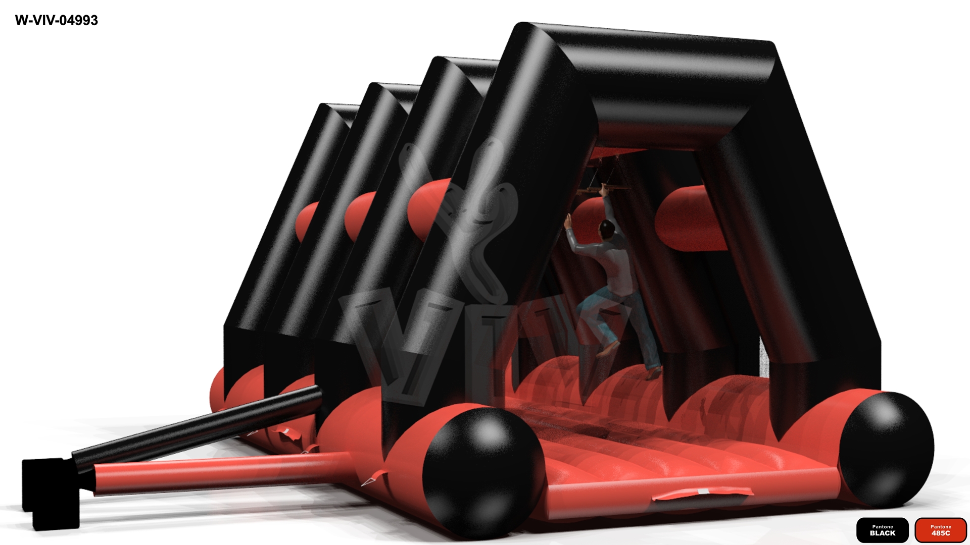 Obstacle course - Trapeze commercial inflatable obstacle course