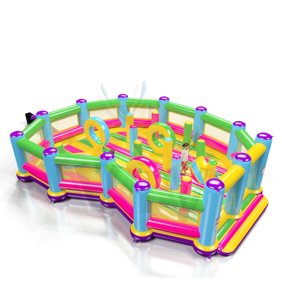 Playground Startup XL with obstacles commercial inflatable playground