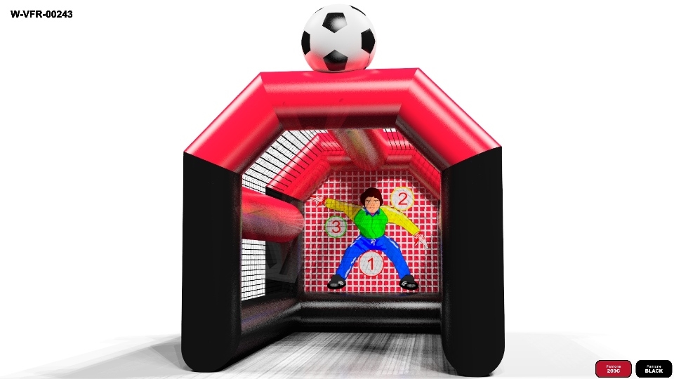 Radar Gate with football (without radar) 5,0 x 3,2 x 3,7 m commercial inflatable playing field