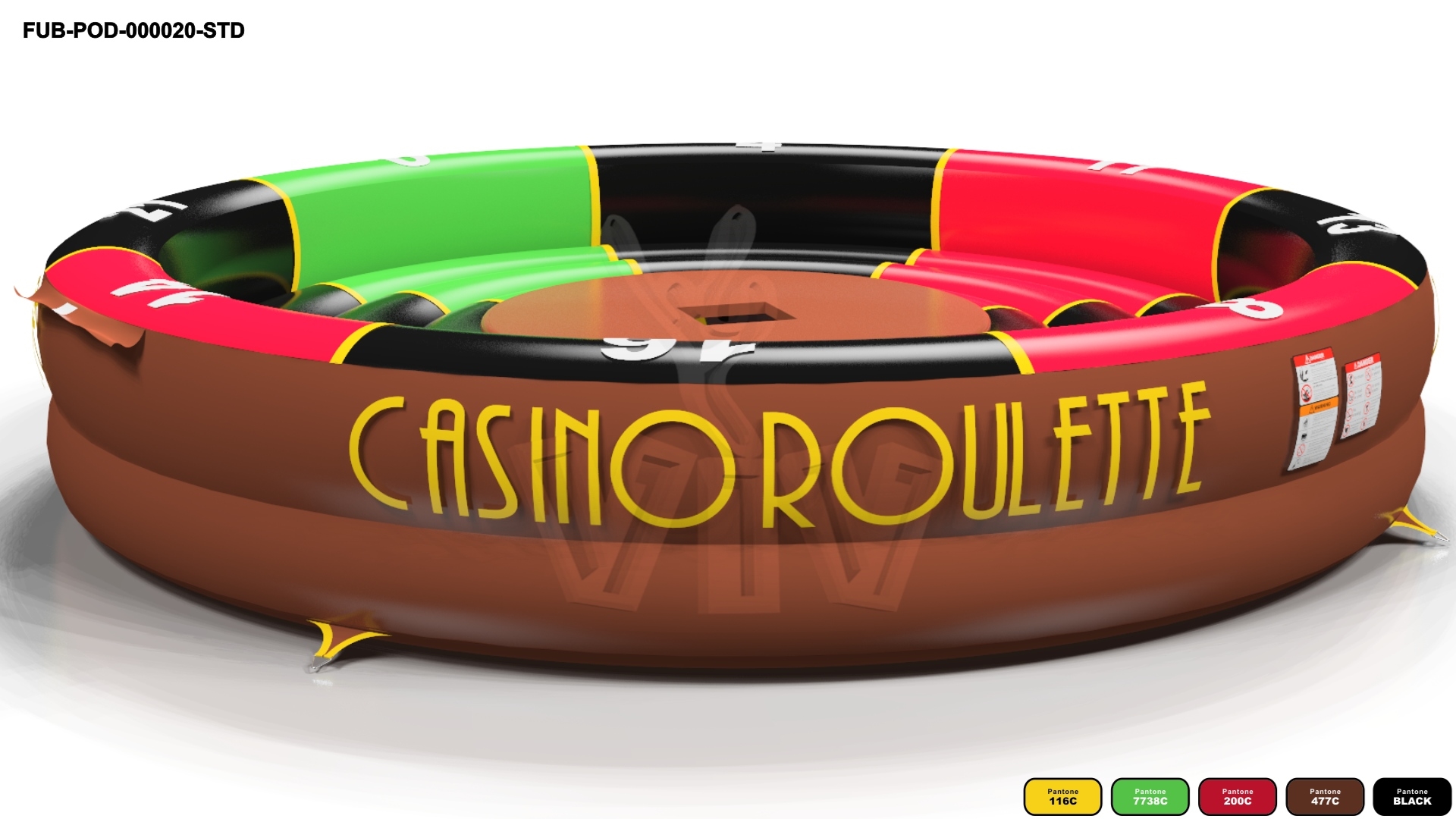 Air cushion for Rodeo Casino Roulette commercial mechanical rodeo attraction