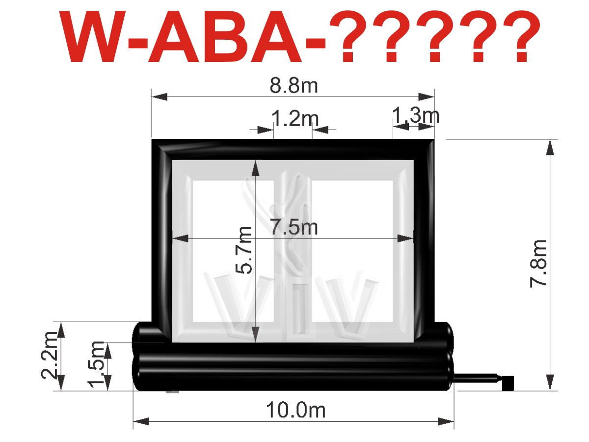 Screen Summer Cinema 7,5 x 7,5 m commercial promotional inflatable screen