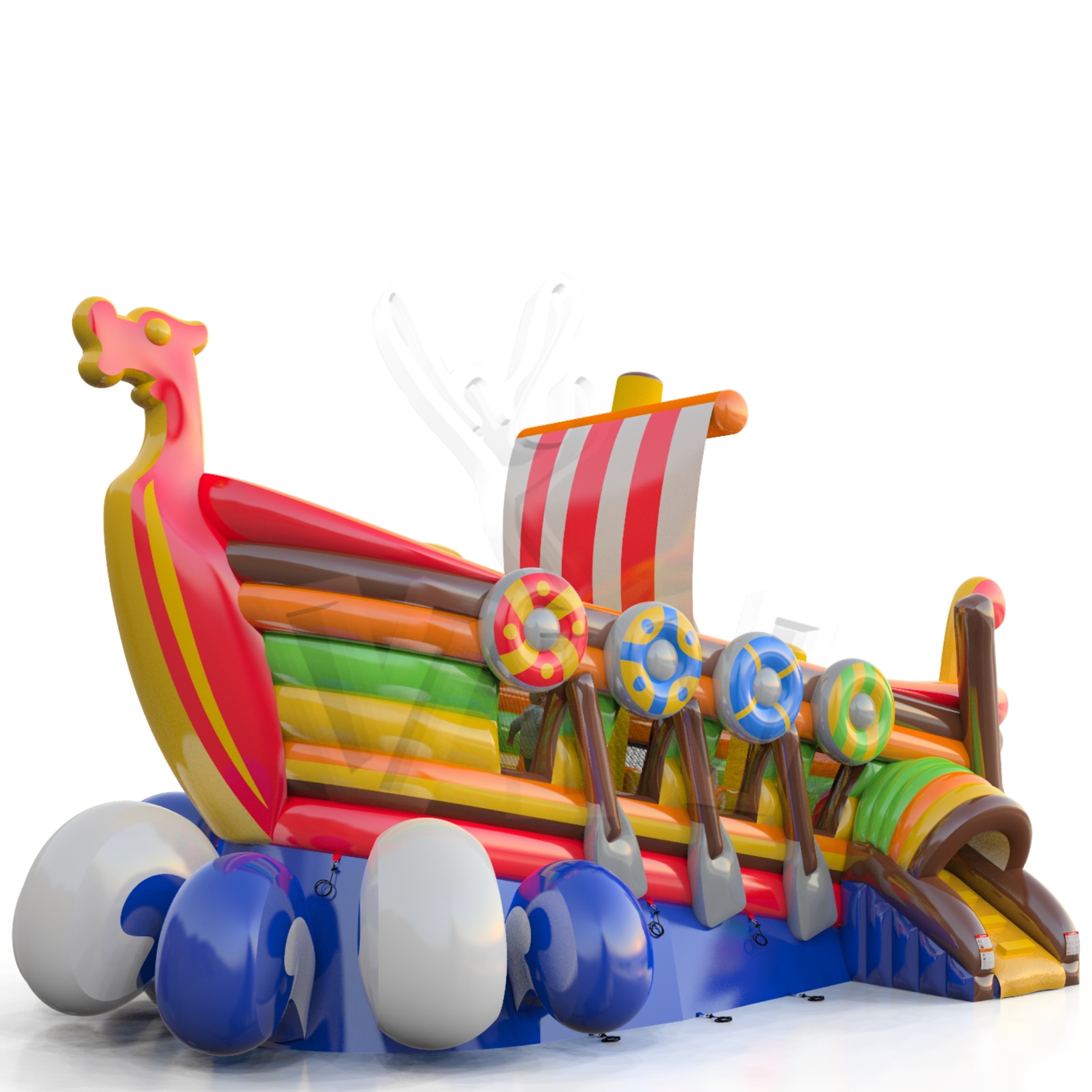 Drakkar Ship commercial inflatable ship attraction