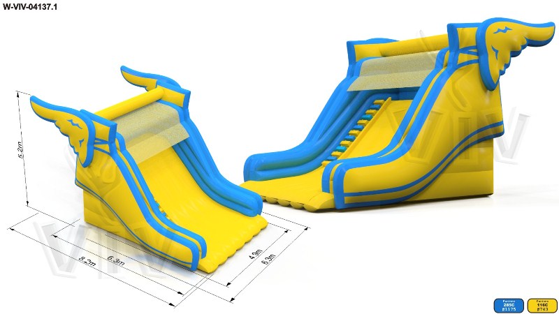 Slide Goodyear version A 8,3 x 6,3 x 5,2 m commercial inflatable slide