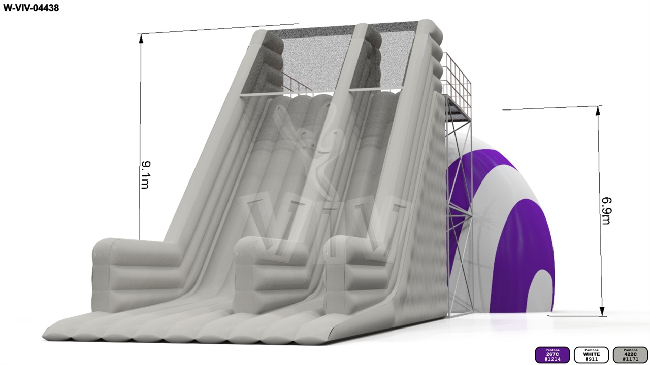 Slide Play 15 x 6 x 9,1 m commercial inflatable slide