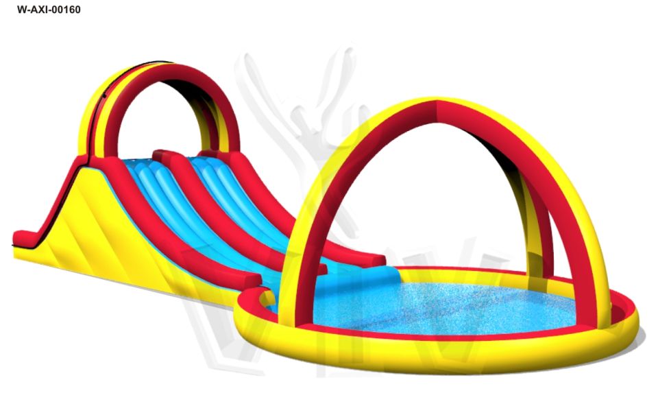 Water slide 19,8 x 9 x 6,3 m commercial inflatable slide