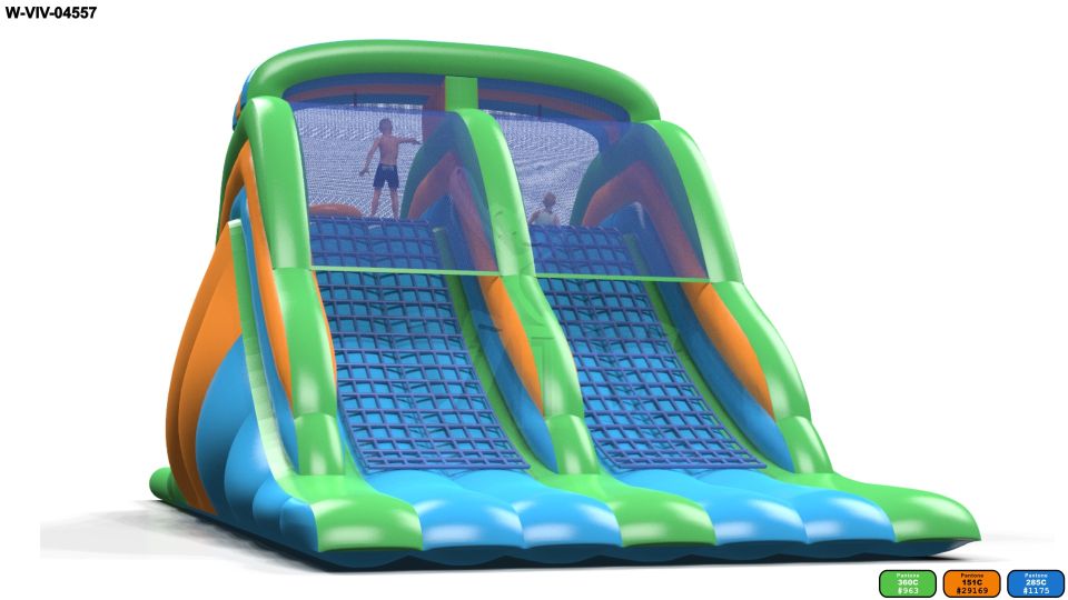 Waterslide commercial inflatable slide
