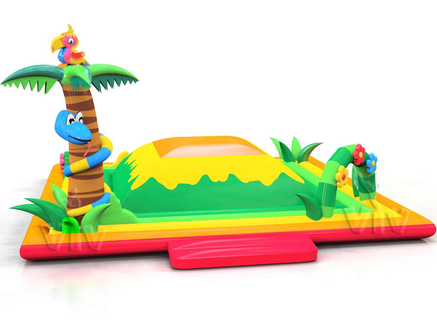 Soft Mountain Boa - Collection Jungle De Luxe commercial inflatable soft mountain