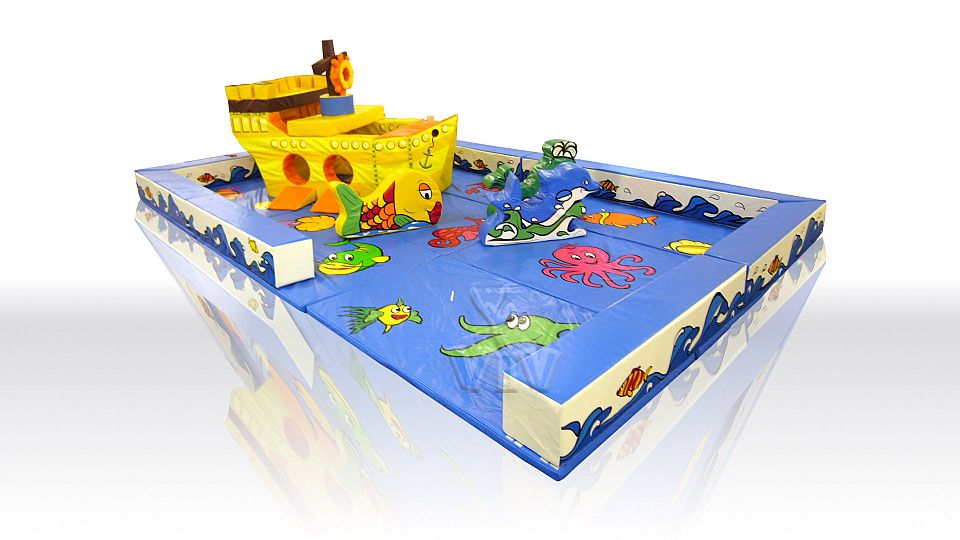 Sea Playground (without figures) commercial inflatable softplay