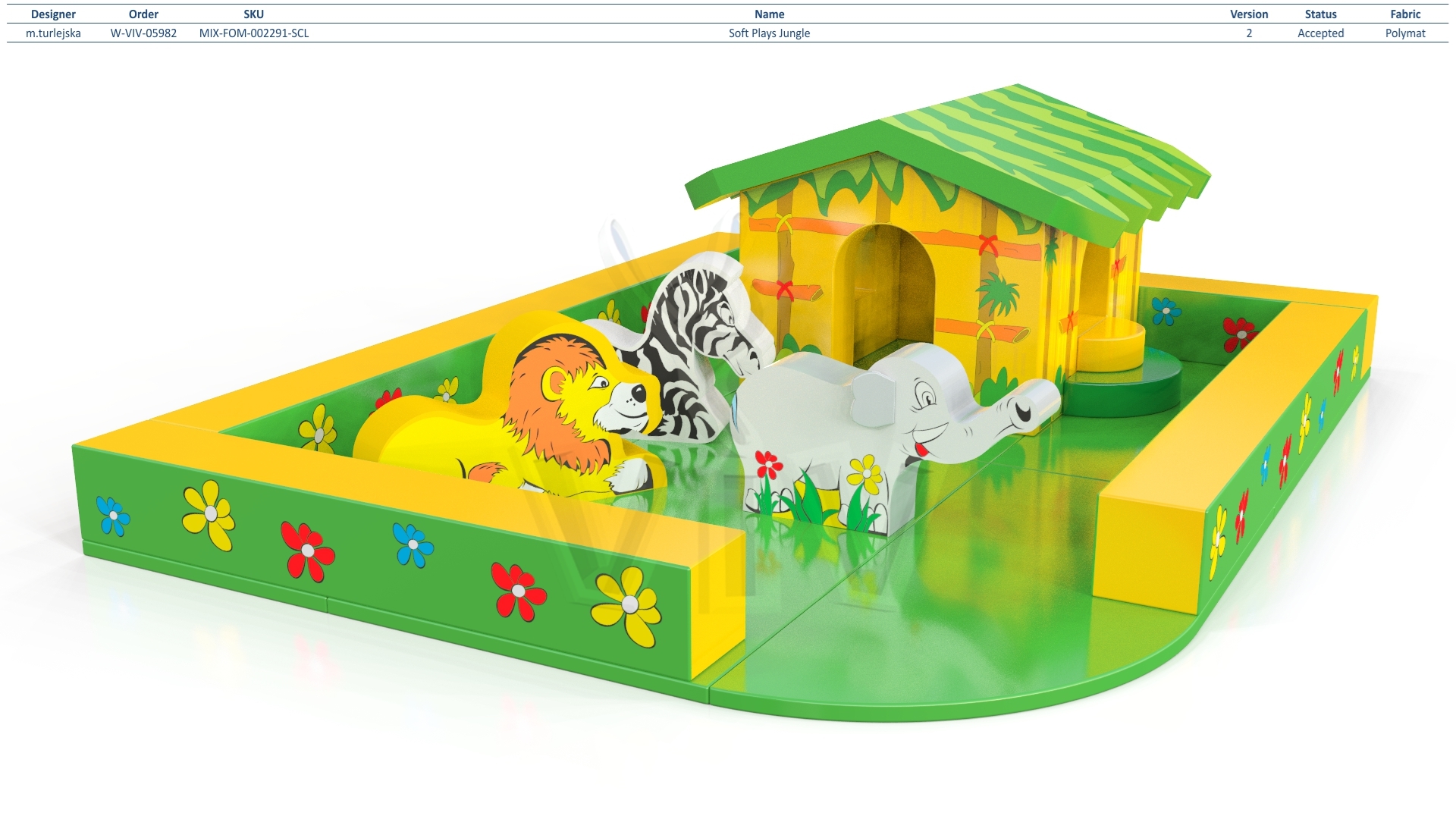 Soft Play Jungle commercial inflatable softplay