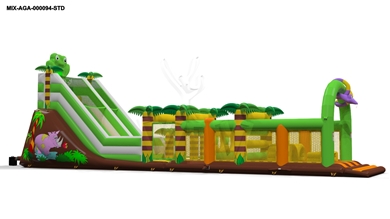 Active Center Frog with Slide inflatable product