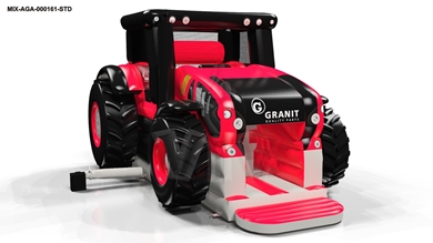 Active Center Tractor red with logo inflatable product