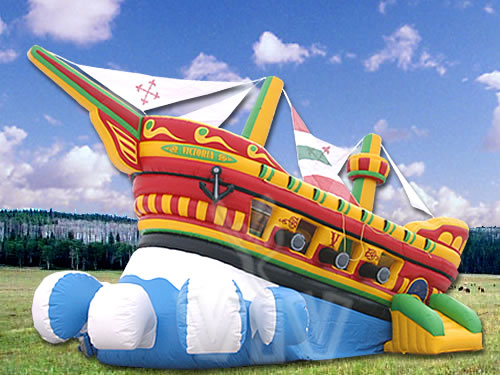 Pirate Ship with a moving wave specials inflatable product photo