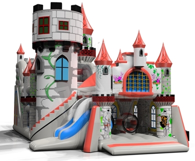 Slide Knight's Castle with Active Center - Knights Collection inflatable product
